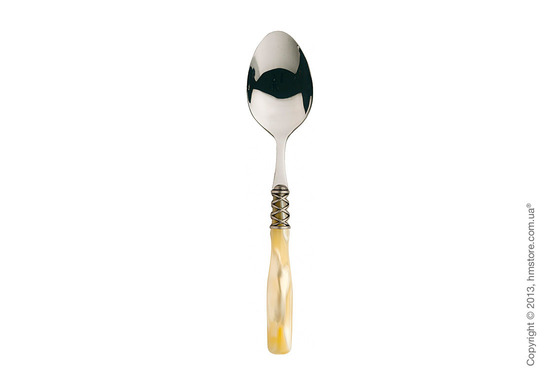 Набор столовых приборов Bugatti Arianna коллекция Old-Silverplated Ring на 6 персон, 24 предмета, Ivory