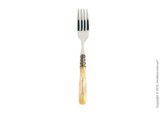 Набор столовых приборов Bugatti Arianna коллекция Old-Silverplated Ring на 6 персон, 24 предмета, Ivory