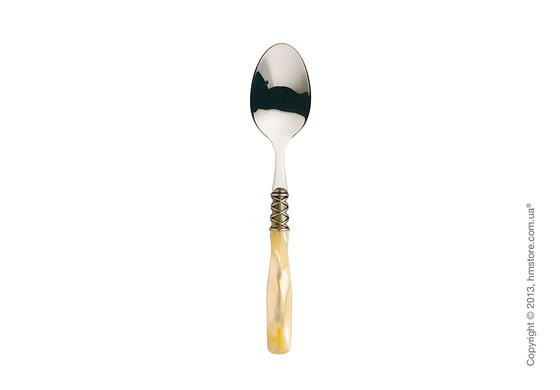 Набор столовых приборов Bugatti Arianna коллекция Old-Silverplated Ring на 6 персон, 24 предмета, Ivory