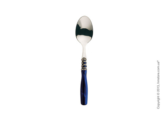 Набор столовых приборов Bugatti Arianna коллекция Old-Silverplated Ring на 6 персон, 24 предмета, Blue