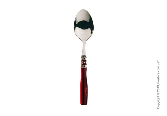 Набор столовых приборов Bugatti Arianna коллекция Old-Silverplated Ring на 6 персон, 24 предмета, Burgundy