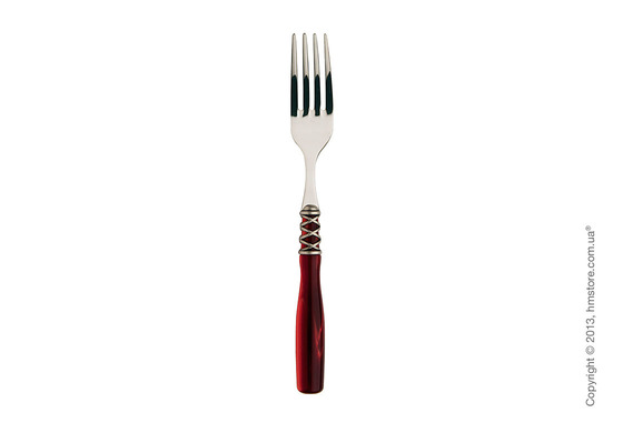 Набор столовых приборов Bugatti Arianna коллекция Old-Silverplated Ring на 6 персон, 24 предмета, Burgundy