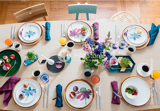 Тарелка десертная мелкая Villeroy & Boch коллекция Artesano Flower Art 22 см