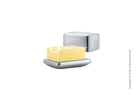 Емкость с крышкой для сливочного масла Blomus коллекция Basic S, Matt stainless steel