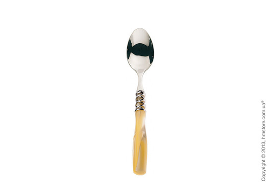 Набор столовых приборов Bugatti Arianna коллекция Chromed Metal Ring на 6 персон, 24 предмета, Ivory