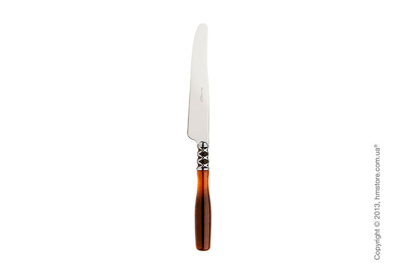 Набор столовых приборов Bugatti Arianna коллекция Chromed Metal Ring на 6 персон, 24 предмета, Tortoiseshell