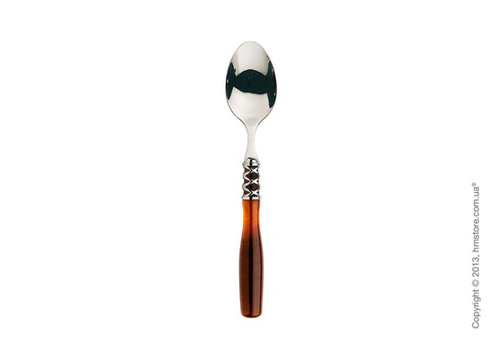 Набор столовых приборов Bugatti Arianna коллекция Chromed Metal Ring на 6 персон, 24 предмета, Tortoiseshell