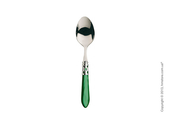 Набор столовых приборов Bugatti Aladdin коллекция Chromed Metal Ring на 6 персон, 24 предмета, Green