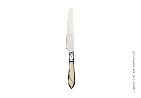 Набор столовых приборов Bugatti Aladdin коллекция Chromed Metal Ring на 6 персон, 24 предмета, Onyx