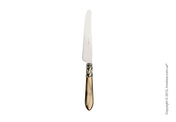 Набор столовых приборов Bugatti Aladdin коллекция Old-Silverplated Ring на 6 персон, 24 предмета, Onyx