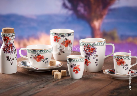 Чашка с блюдцем для эспрессо Villeroy & Boch коллекция Artesano Provenсal, 100 мл