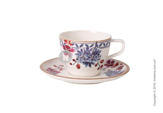 Чашка с блюдцем Villeroy & Boch коллекция Artesano Provenсal Lavendel, 250 мл