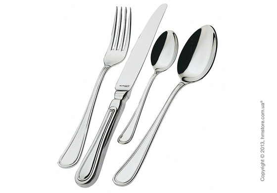 Набор столовых приборов Bugatti England коллекция Contrast на 6 персон, 24 предмета