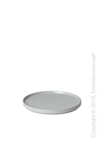 Тарелка десертная мелкая Blomus коллекция Mio 20 см, Mirage grey