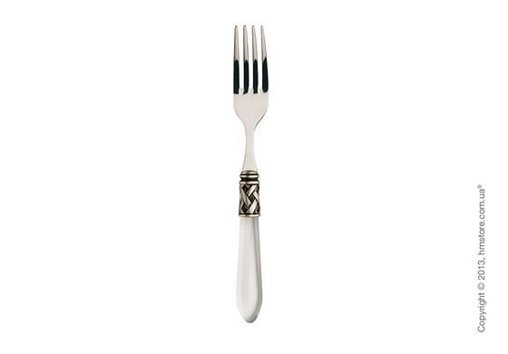 Набор столовых приборов Bugatti Aladdin коллекция Old-Silverplated Ring на 6 персон, 24 предмета, White