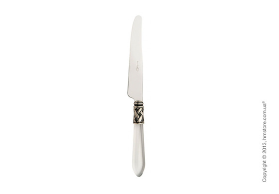 Набор столовых приборов Bugatti Aladdin коллекция Old-Silverplated Ring на 6 персон, 24 предмета, White