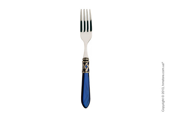 Набор столовых приборов Bugatti Aladdin коллекция Old-Silverplated Ring на 6 персон, 24 предмета, Blue