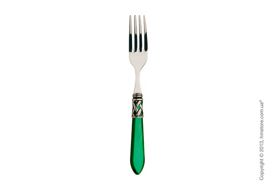 Набор столовых приборов Bugatti Aladdin коллекция Old-Silverplated Ring на 6 персон, 24 предмета, Green