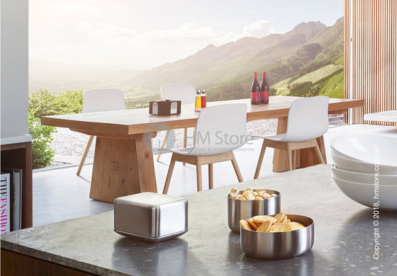 Тарелка для закусок Blomus коллекция Basic 8 см, Matt stainless steel