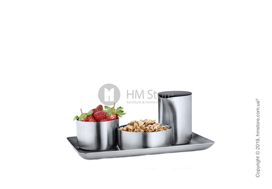 Тарелка для закусок Blomus коллекция Basic 10 см, Matt stainless steel