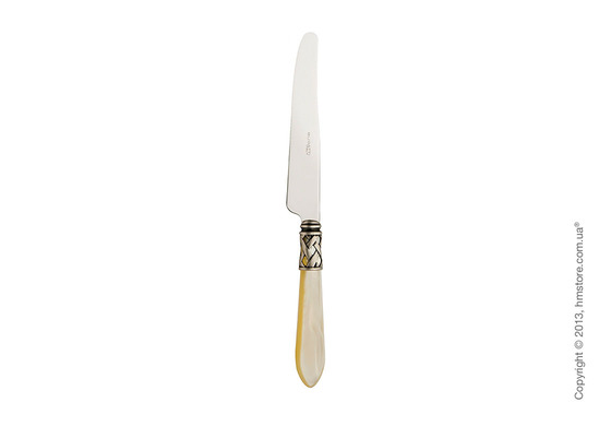 Набор столовых приборов Bugatti Aladdin коллекция Old-Silverplated Ring на 6 персон, 24 предмета, Ivory