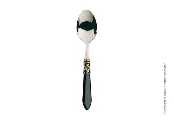 Набор столовых приборов Bugatti Aladdin коллекция Old-Silverplated Ring на 6 персон, 24 предмета, Black