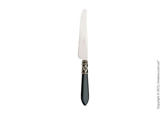 Набор столовых приборов Bugatti Aladdin коллекция Old-Silverplated Ring на 6 персон, 24 предмета, Black