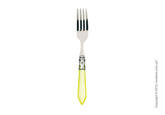 Набор столовых приборов Bugatti Aladdin коллекция Chromed Metal Ring на 6 персон, 24 предмета, Yellow