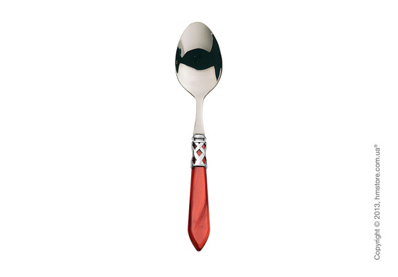 Набор столовых приборов Bugatti Aladdin коллекция Chromed Metal Ring на 6 персон, 24 предмета, Burgundy