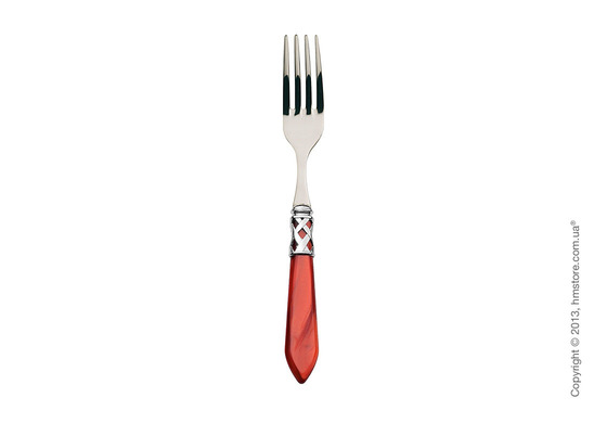 Набор столовых приборов Bugatti Aladdin коллекция Chromed Metal Ring на 6 персон, 24 предмета, Burgundy