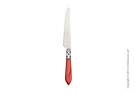 Набор столовых приборов Bugatti Aladdin коллекция Chromed Metal Ring на 6 персон, 24 предмета, Burgundy