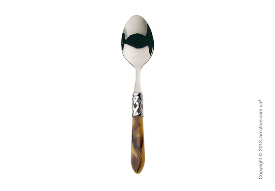 Набор столовых приборов Bugatti Aladdin коллекция Chromed Metal Ring на 6 персон, 24 предмета, Horn