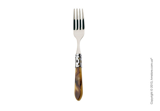 Набор столовых приборов Bugatti Aladdin коллекция Chromed Metal Ring на 6 персон, 24 предмета, Horn