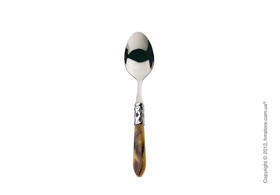 Набор столовых приборов Bugatti Aladdin коллекция Chromed Metal Ring на 6 персон, 24 предмета, Horn