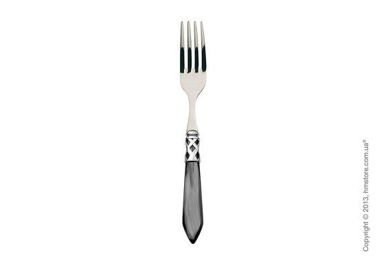 Набор столовых приборов Bugatti Aladdin коллекция Chromed Metal Ring на 6 персон, 24 предмета, Black