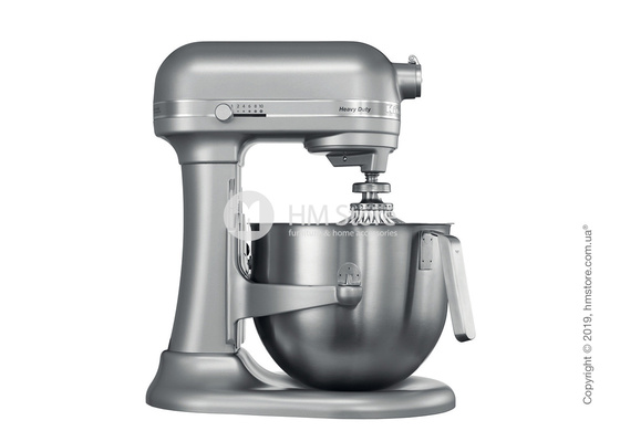 Профессиональный планетарный миксер Kitchenaid Heavy Duty 6,9 л, Medalion Silver