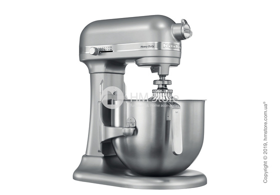 Профессиональный планетарный миксер Kitchenaid Heavy Duty 6,9 л, Medalion Silver