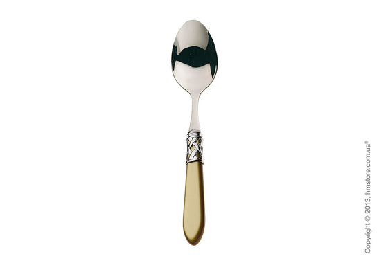 Набор столовых приборов Bugatti Aladdin коллекция Chromed Metal Ring на 6 персон, 24 предмета, Silky green