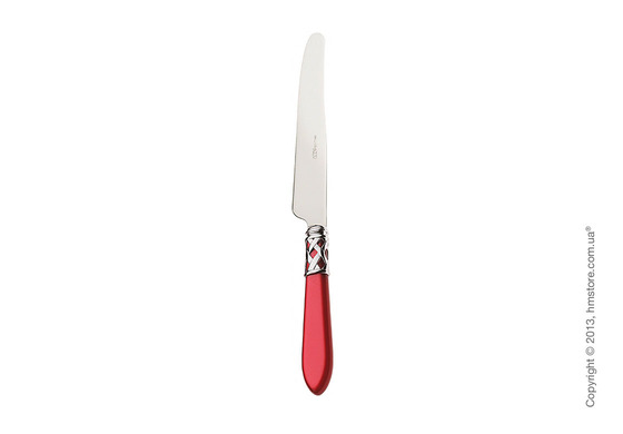 Набор столовых приборов Bugatti Aladdin коллекция Chromed Metal Ring на 6 персон, 24 предмета, Silky burgundy