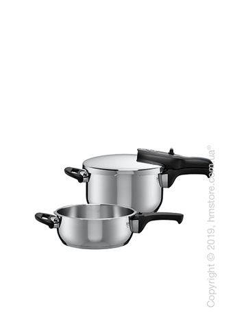 Набор посуды WMF коллекция Sicomatic t-plus Duo 6,5/3 л, 2 предмета, Grey