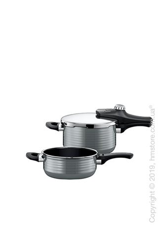 Набор посуды WMF коллекция Sicomatic econtrol Duo 4,5/3 л, 2 предмета, Grey