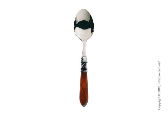 Набор столовых приборов Bugatti Aladdin коллекция Chromed Metal Ring на 6 персон, 24 предмета, Transparent tortoiseshell