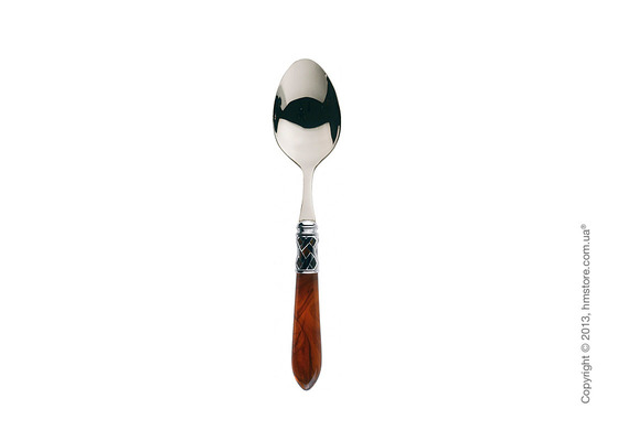 Набор столовых приборов Bugatti Aladdin коллекция Chromed Metal Ring на 6 персон, 24 предмета, Transparent tortoiseshell