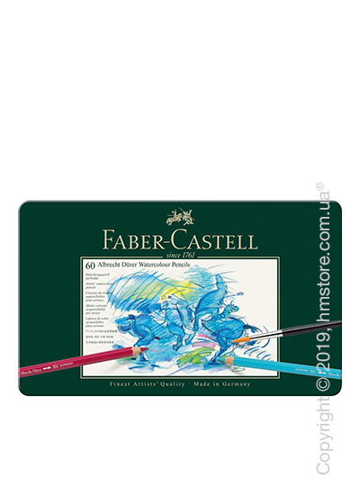 Набор акварельных карандашей Faber-Castell, коллекция Albrecht Durer, 60 предметов