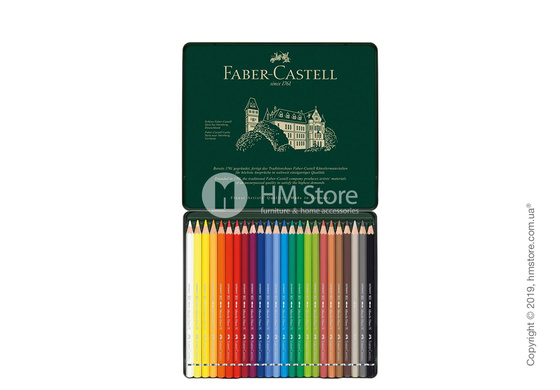 Набор акварельных карандашей Faber-Castell, коллекция Albrecht Durer, 24 предмета