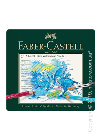 Набор акварельных карандашей Faber-Castell, коллекция Albrecht Durer, 24 предмета