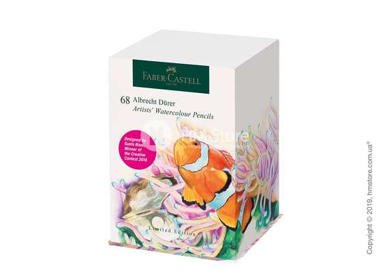 Набор акварельных карандашей Faber-Castell, коллекция Albrecht Durer, 60 предметов, Fan Edition