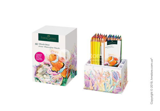 Набор акварельных карандашей Faber-Castell, коллекция Albrecht Durer, 60 предметов, Fan Edition