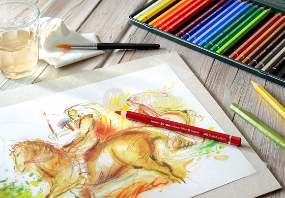 Набор акварельных карандашей Faber-Castell, коллекция Albrecht Durer Magnus, 30 предметов Набор акварельных карандашей Faber-Castell, коллекция Albrecht Durer Magnus, 30 предметов