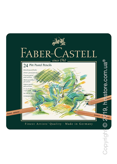 Набор пастельных карандашей Faber-Castell, коллекция Pitt, 24 цвета